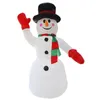 2.4M Giant Inflatable Snowman Blow Up Toy Santa Claus Christmas Decoration For Hotels Supper Market Entertainment Venues Holiday 220316