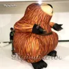 Grand modèle de castor gonflable de 3m, mascotte d'animal de dessin animé, ballon en Fiber de ricin pour décoration de parc extérieur et de Zoo