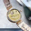 Montre mécanique pour femme, 32mm, chaîne en acier céramique, miroir saphir, boîtier en acier inoxydable, montres de sport étanches en diamant, montres de haute qualité rose