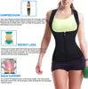 Xs Band Thermal Shirt Waist Trainer Slimming Body Shaper Neoprene Sauna Vest Women Weight Loss Belt Sports Top Shapewear Blouse L220802