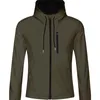 Herrenjacken Herren-Laufjacke mit Kapuze, Fitnessstudio, Training, Fitness, Sportbekleidung, Wandertrikot, winddichter Mantel, Outdoor-Jogging, Herren-Trainingsanzug für Herren