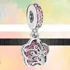 925 armband bedels voor Pandora charm set Originele doos Mode Kleurrijke Vlinder Leuke Panda Love Mum Europese Kraal ketting bedels sieraden