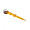 Latest color heat-resistant thick glass pipe glass dodge wax tool dabber for smoking