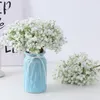 Decorative Flowers & Wreaths Bunch 3 Stems White Gypsophila Artificial Flower Bridal Wedding Bouquet Home Decor Fake FlowersDecorative