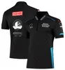 F1 Team Uniforms Officiella Samma racinguniformer Mens och kvinnors kortärmade Lapel T-shirts Anpassade snabbtorkande poloshirts