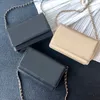 Kadın çanta tasarımcısı çanta Tasche lüks omuz çantaları sac woc mini Çanta havyar deri klasik Flap Messenger Zarf Taşınabilir Kız Çantası zincir üzerinde cüzdan Crossbody