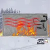Cobertores 46cm x 80 cm de aquecimento elétrico cobertor 12V Aquecimento de caminhão de carro Viagem de veludo de veludo quente #w0blankets Blankankets
