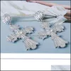 Dangle Chandelier Earrings Jewelry Geometry Texture Cross Earring For Women Charming Romantic Accessories Glamour Vintage Wedding Preferre