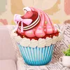 Pink Cup Cake Plush Pillow Ice Cherry Fruits Cookie Biscuit Cholocate Red Heart Filled Food Girl Lady decor J220704