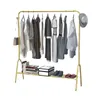 Hongri Coat Racks Closet Clothes Shoe Rack Tyg Häst torkande golvtyp1484955