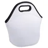 Borse per il pranzo per sublimazione Vuote Borsa per il pranzo in neoprene riutilizzabile bianca Borsa per il pranzo scolastica morbida isolata fai-da-te9520611