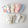Baby Cotton Training Pants Panties Waterproof Cloth Diapers Återanvändbar Baby Toolder Takor Diaper Barn Underkläder Washable 220720