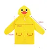 Dziecięce kreskówka Raincoat Korean Children's Rain Gear Śliczne dziecko poncho gospodarstwa domowe plac zabaw festiwal songkran