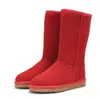 Aus classical 5815 tall women snow boots Sheepskin keep warm boot top quality with card dustbags Beautiful gift