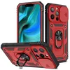 Heavy Duty Multifunction Phone Cases For Iphone 14 13 12 11 Pro Max Kickstand Magnetic Car Mount XSMAX XR XS X 8 7 6 Plus Shockproof Slide Camera Protection Case