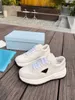 Kadın Spor Ayakkabıları Erkek Platform Seyir Platformu Seyahat Deri Dikiş Eğitmenleri Sneaker% 100 Cowhide Mektupları Kalın Alt Alt Kadın Tasarımcı Ayakkabı Lady Spor Sakızlar Boyut 35-41