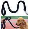 Dog Collars & Leashes Large Leash Heavy Duty Rope Braided Big Training For Medium Dogs Durable Nylon Pet Leads 110cm BlackDog