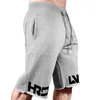 Mężczyźni drukujący spodenki sportowe spodnie bawełniane kulturystyki dresowe fitness Krótki jogger swobodny siłownię mężczyźni Hip Hop Shorts 220606