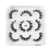 5 Pairs Faux Nertsen Wimpers Dikke Krul Pluizige Valse Wimpers Wimpers Volume Fake Eye Lash Extension Zijde Wimpers Aanpassen