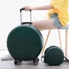 20 inch Carry On Travel Suitcase Set Cabin Rolling Bagage Bag Trolley koffer Case Women Girls Kinderen afgeronde bagageset wielen J220708