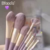 9 szt. Purple makijażu Zestaw Słodka miękka cień do powiek szczotka do brwi kosmetyków podkład Blush Contour Beauty Tools 220722