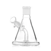 Compact 5.2-Inch Ash Catcher: 18mm to 14mm Female Joint, Diffused Downstem Percolator, Clear Color
