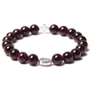 perles de bouddha rouge