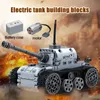 City Military Electric Motor Tank Bouwstenen Track Leger Soldaat Figuur Bakstenen Onderwijs speelgoed voor jongens 220715