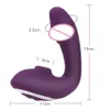 USB -вибратор фаллоимитатор вибрирующий G Spot Vagina Scier Sucker Sexy Toys для взрослых Пара женского клитора стимулятор