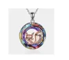 Pendentif Colliers Mode Cristal Fleurs Crémation Cendres Urne Coeur Pendentifs Collier En Métal Femmes Peuvent Ouvrir Bijoux Cadeaux276p