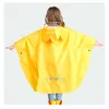 Raincoat for Children Cartoon Kids Girls Rainproof Rain Coat Waterproof Poncho Boys Rainwear Kindergarten Baby Rainsuit 220427