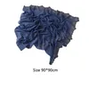 Mulher cor sólida Hijab Chiffon Square Fashion Fashion Plain Diamond Flor Headscarf Indonésia Malaysia Sconse 90x90cm