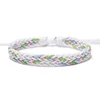 Braccialetti di corda intrecciata fatti a mano della Boemia Braccialetti di amicizia larghi regolabili con corde colorate vintage unisex per donne e uomini
