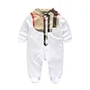 Spring Rompers Plaid Autumn Baby Long Sleeve Baby Boy Girl Romper Infant Warm Jumpsuits Kids Cotton Baby Clothes