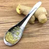 Stainless Steel Spoon Ginger Press Grinder Household Kitchen Tools Melon Fruits Grinding Tool Garlic Masher