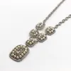 Charm Creative original niche design Alloy Pearl Rhinestone Necklace Exaggerated Style Banquet stylee