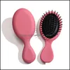 Hair Brushes Care Styling Tools Products Mini Cartoon Candy Color Detangling Brush Cute Girl Moon Air Cushion Comb Head Mas Hairdressing H