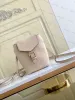 Högkvalitativ äkta läderdesigner Luxury Ryggsäckar Tiny Handväska Bag Axel Väskor Svart Brev Embossing Fashion Zipper Resa Backp