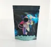 Space Astronaut Mylar Bags Design Smell Proof Pouch 3.5g Packing Stand Up Pouches Zipper Print Resealable packaging bag