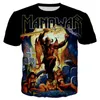 Herr t-shirts manowar män män/kvinnor mode cool 3d tryckt casual stil tshirt streetwear topsmen's milde22