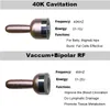 Professionell bantmaskin 40K kavitation Vakuum RF Radiofrekvens Skin åtdragning av Lipolaser Viktförlust Skönhetsutrustning