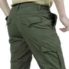 Quick Dry Cargo Pants Men Military Trousers Men Pockets Joggers Pants Casual lightweight Waterproof Pants Clothes L220705