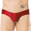 Onderbroek heren ondergoed slipje glanzende briefs jockstrap naadloze zwem soft pouch low taille bikini strings bokser shorts erotische lingerieunderp