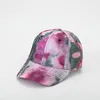 Tie-Dye Baseball Caps Sports Summer Breathe Hat Outdoor Travel Retro Vintage Designer Hats Sun Fashion Sunscreen Visor 8 Colors B8260