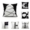 7 Designs Blank Sublimation Pillow Case Throw Cushion Covers Thermal Heat Printing Pillowcases DIY Christmas Home Sofa Party