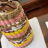 Raffia Straw Weave Totes Designer Leisure Semester Axelväskor Högkvalitativ kvinnor Sandbeach Färg Hög kapacitet Lyxig påsar Handväska
