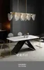 Kolye lambalar Post-modern ışık lüks avize basit bakır yemek odası lamba çubuk tablo strippendent