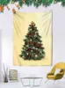 2021 New Christmas Trees Tapestry Wall Hanging Day Cenom Decoração de vários tamanhos J220804