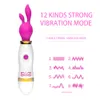 Olo Rabbit Vibrator AV Stick Magic Rod G-Spot Massage Clorisは12速度の女性のマスターベーションセクシーなおもちゃを刺激する女性のためのセクシーなおもちゃ