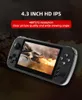 Portable Game Players Powkiddy 2022 X39 Handheld 4,3 inch Retro Video Console Kinderen Gift Mini GamingToys